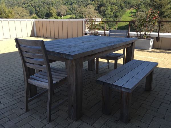 Wooden Duck Teak Outdoor Set For Sale In San Rafael Ca Offerup