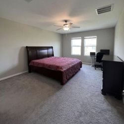 King Bed Frame Dresser Nightstand Dining Table 