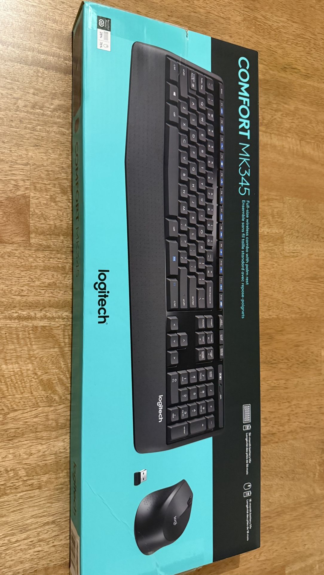 Brand new Logitech MK345 Wireless Keyboard and Optical Mouse