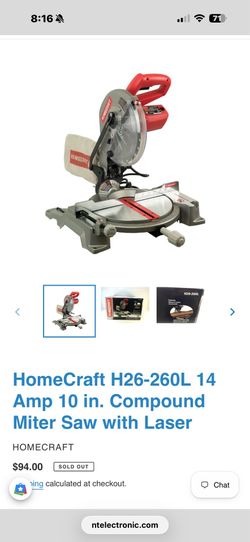 Home craft Miter Saw 10”
