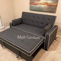 Brand New Full Size Pull Out Sofa Bed With USB Ports