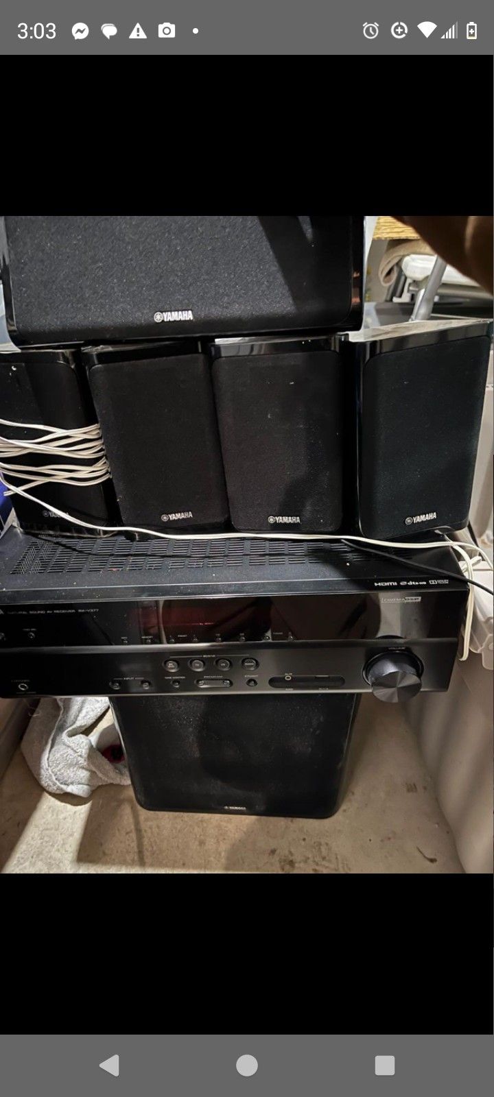 Whole Set Of Speakers And Anything Else That's There .
