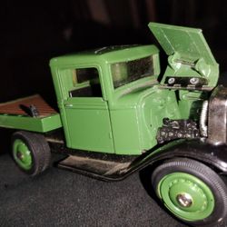 1934 Ford Flatbed Closed Cab Platform Truck Diecast Pickup A9