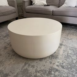 Modern Round Coffee Table West Elm Dupe - Free Delivery ✅ Round White Coffee Table