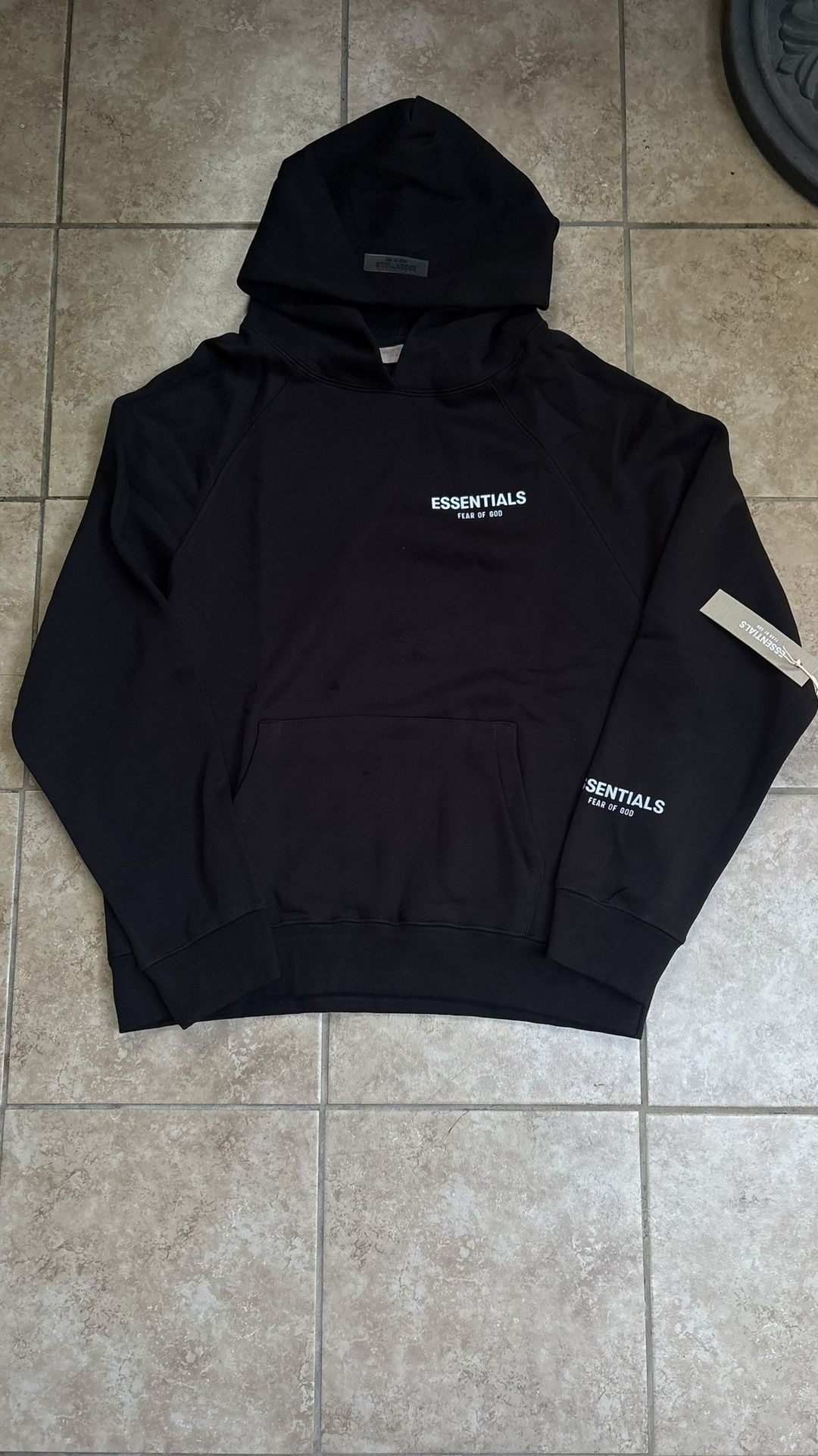 Black Essentials Hoodie