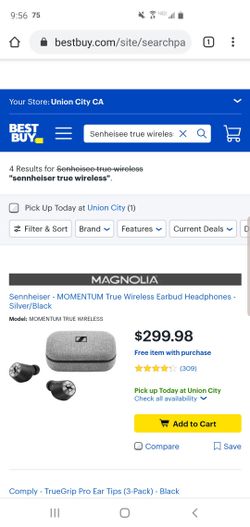 Senheiser momentum truewireless
