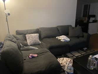 Charcoal Grey Couch