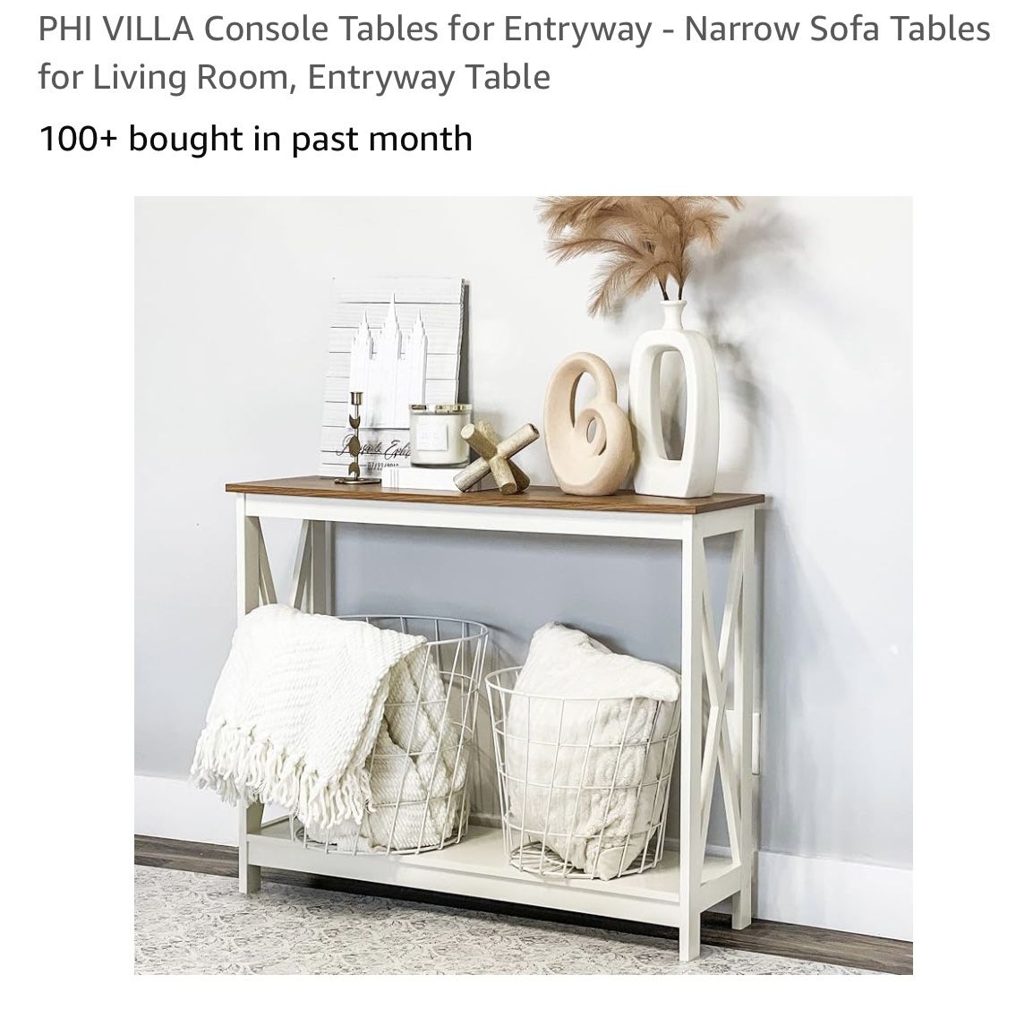 NEW IN BOX Console table - unopened - still in box - new