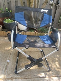 Pico camping arm chair in blue - great condition