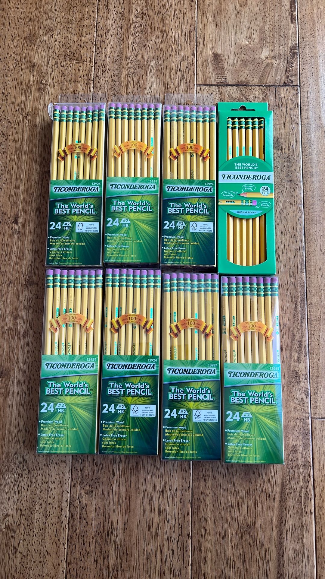 Ticonderoga Pencils 24 Ct Pack #2 HB