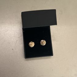 10KT Gold Nugget Earrings 