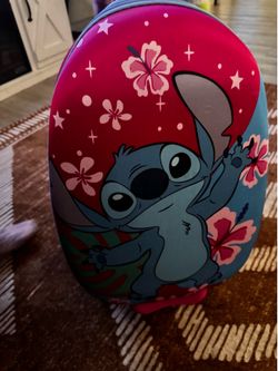 Pink Stitch scooter luggage