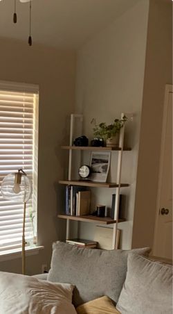 Wooden/Metal Bookshelf