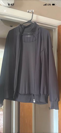 Zip up scrub jacket