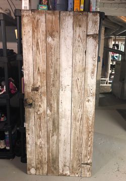 Old vintage barn door