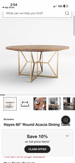 crate and barrel dinning table and chairs