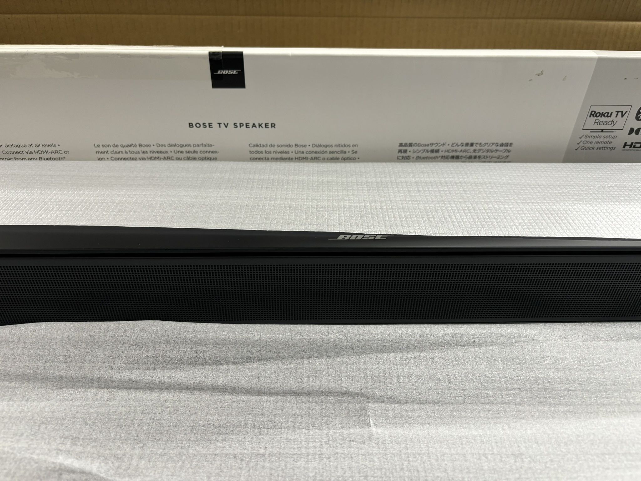 Bose TV Speaker Single BLK 120V AST