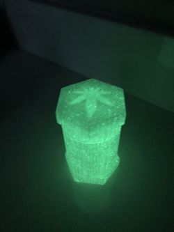 3D Glow in the dark storage jars