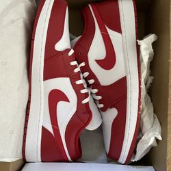 Jordan 1 Low Red/White NEW Size 13