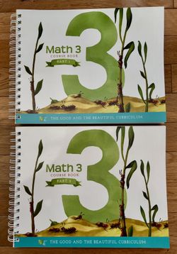 BRAND NEW / Complete Set - The Good and The Beautiful - Math 3 (Part 1 & 2)