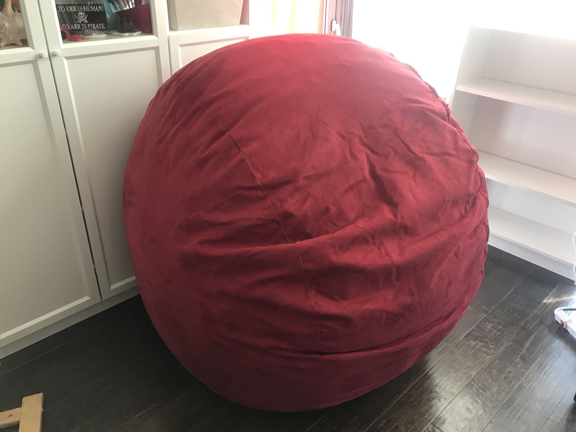 COZY BEANBAG SACK - RED 🔴 great for kids!