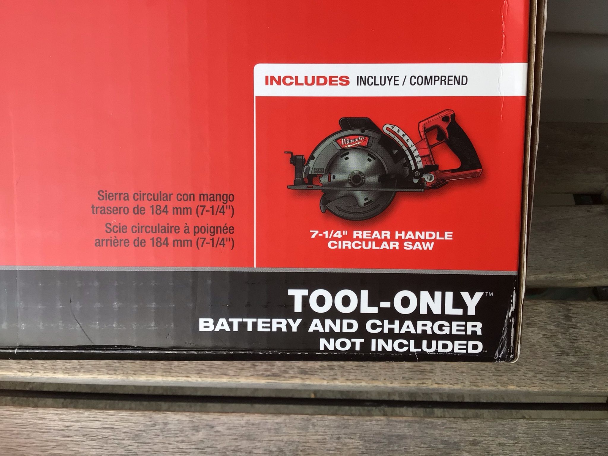 Milwaukee M18 FUEL Rear Handle Circular Saw 7-1/4”. Brand NEW. Tool Only. NUEVO
