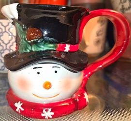 Snowman Christmas mug.