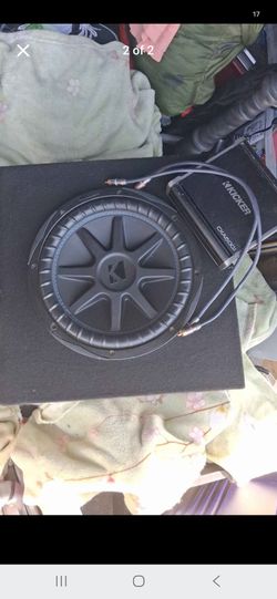 Kicker Subwoofer with CXA600.1 Amplifier and Enclosure