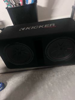 2 12” kickers and box with amp