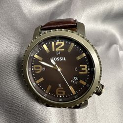 Fossil Watch Model# DE-1002 Vintage Collectible!!! Battery Not Included.