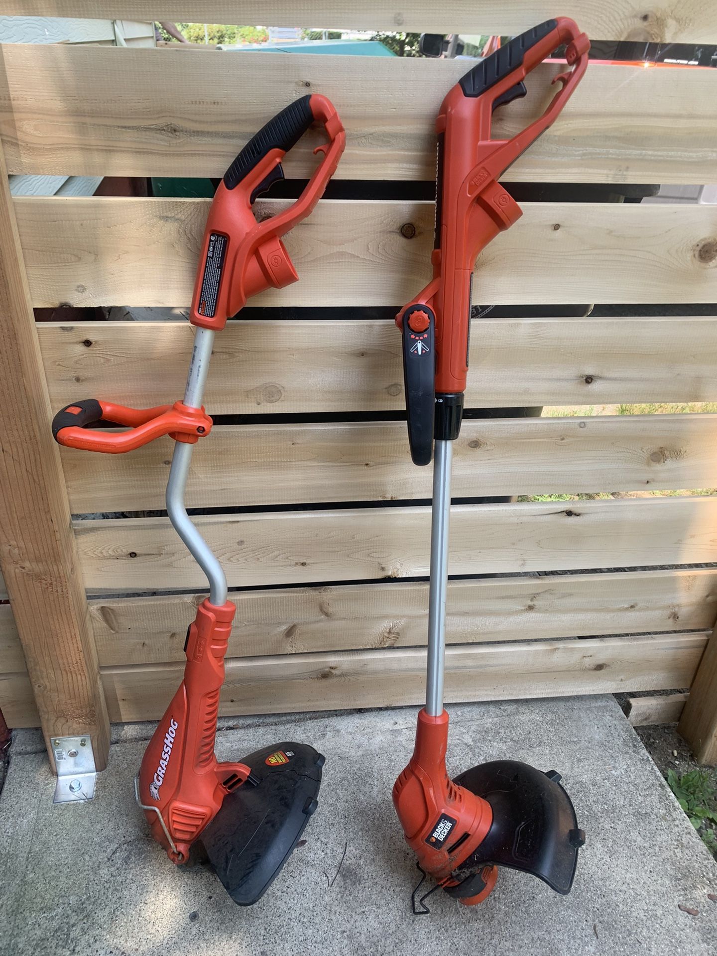 2 Slightly Used Weed Whackers