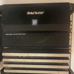 Alpine 10inch Subs And Amp