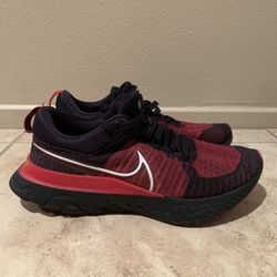Nike React Infinity Flyknit Bred Black Run Shoes Men Size 9.5. Good Condition.