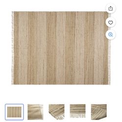 Brand New Better Homes & Gardens Sharma Jute 8' x 10' Rug