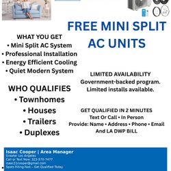 Free AC Mini Split Program 