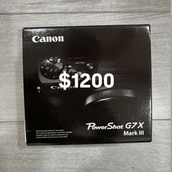 Canon Powershot G7x Mark iii 3 Black