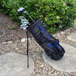TaylorMade SpeedBlade Golf Set (r5 Driver+3 FairwayWood+4i-pw+sw+Odyssey putter+stand bag)