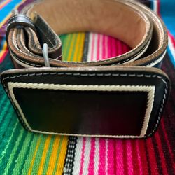 Cintó Cuero Mexicano
