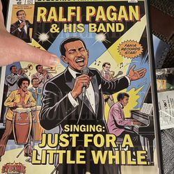RALFI PAGAN & HIS BAND Comic Book Cover - Comes Framed  