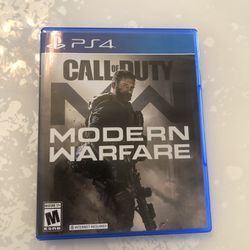 COD Modern Warfare (PS4)