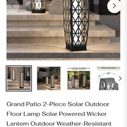 Solar Lamps Set Large 2