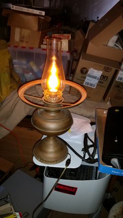 antique brass retro oil lamp electrical lamp