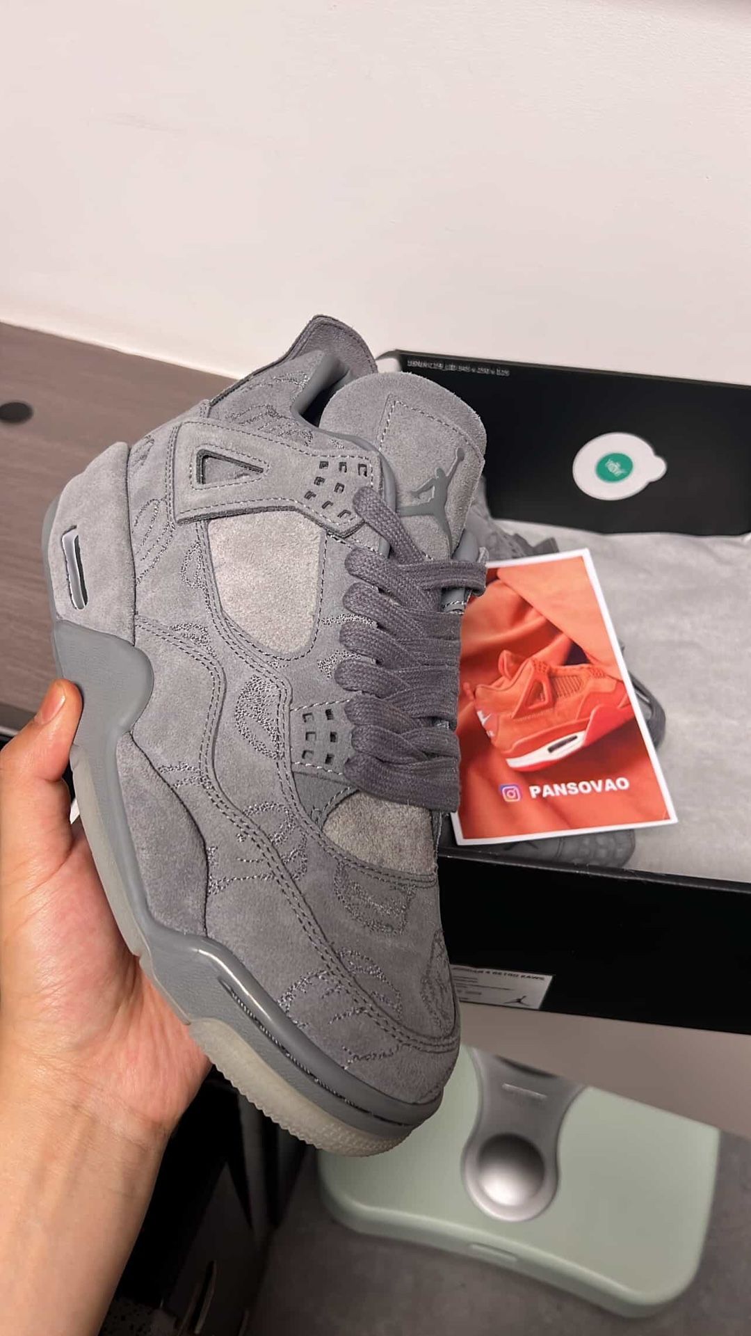 KAWS x Air Jordan 4 Retro Cool Grey Sizes 7-12 Men Size Brand New