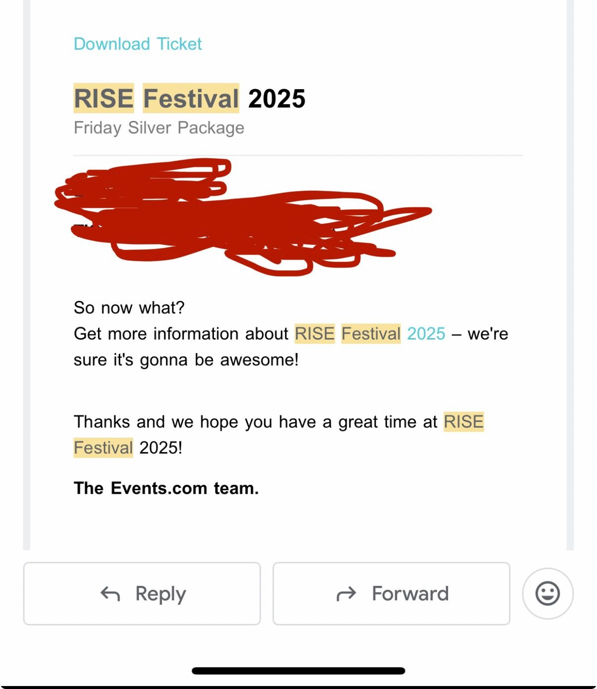 Rise Festival Saturday Oct. 4 (2 Tickets)