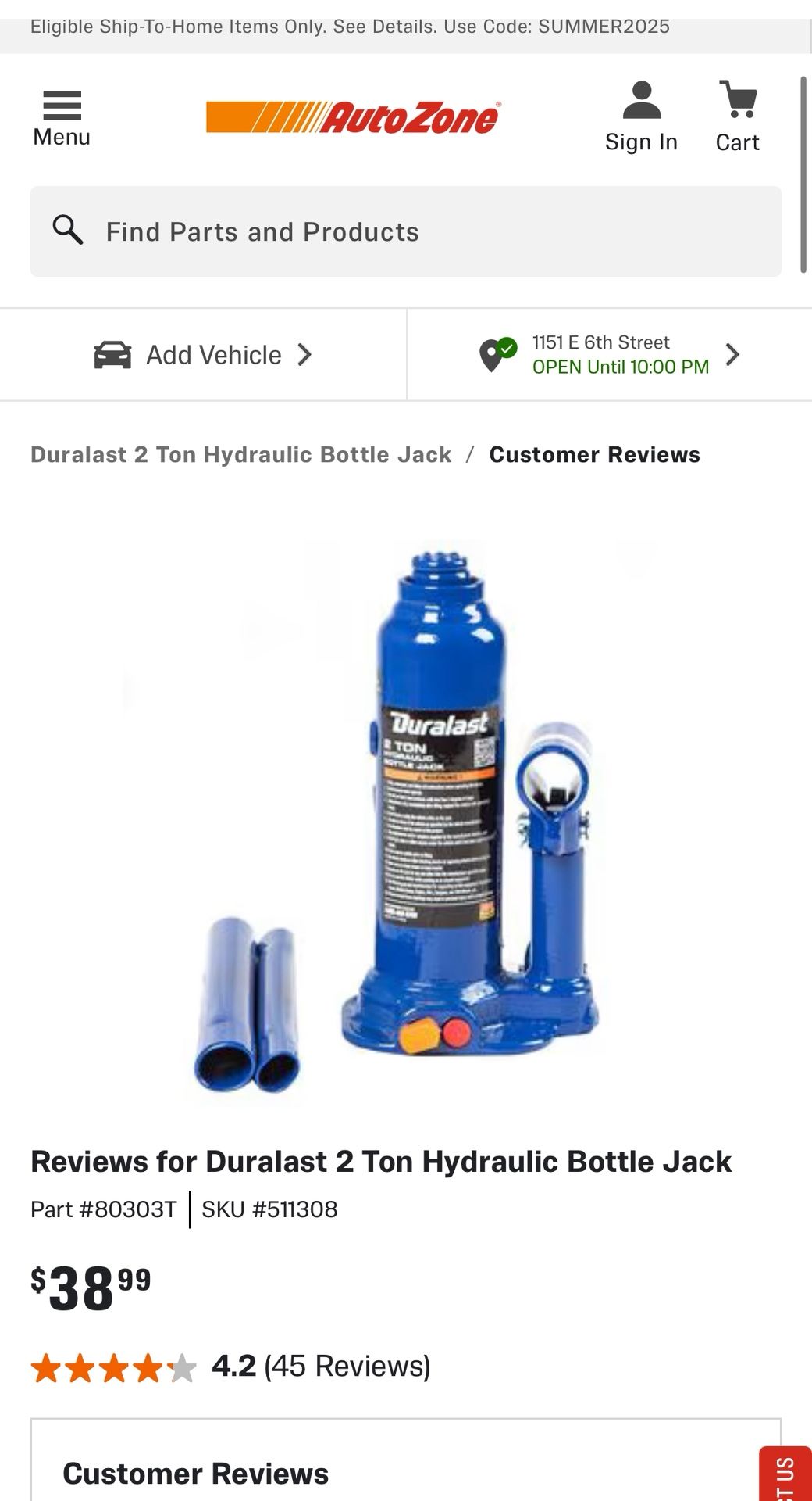 Bottle Jack