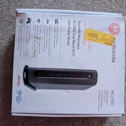 MG7550 Motorola wireless modem and router
