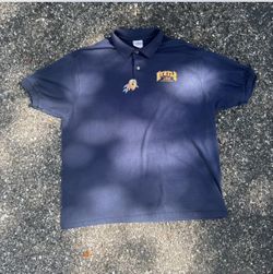 Navy Graphic Polo