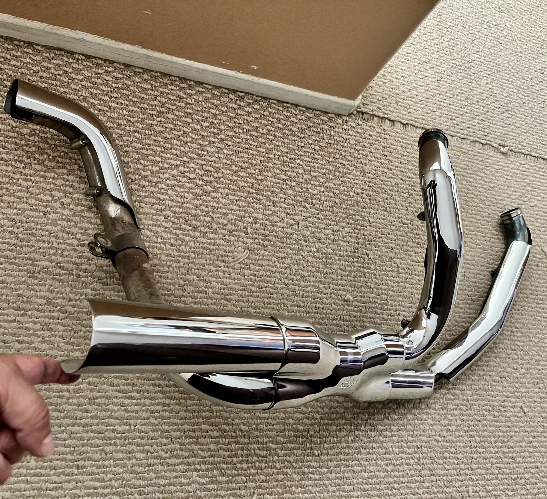 Freedom slip Ons/ Vance Hines Headers Exhaust Harley Davidson