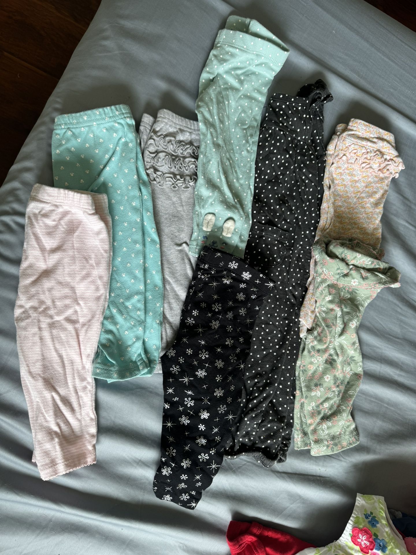 Baby Girls 6-9 Month Pants Bundle