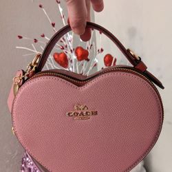 Brand New Authentic Coach Heart Bag 